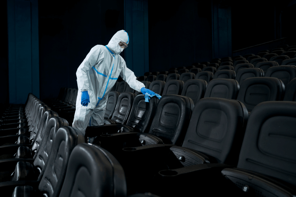 sanificazione poltrone cinema